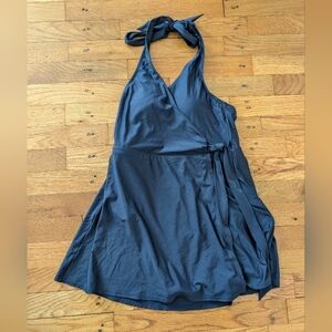 NWT J.Crew Halter Wrap Swim Dress